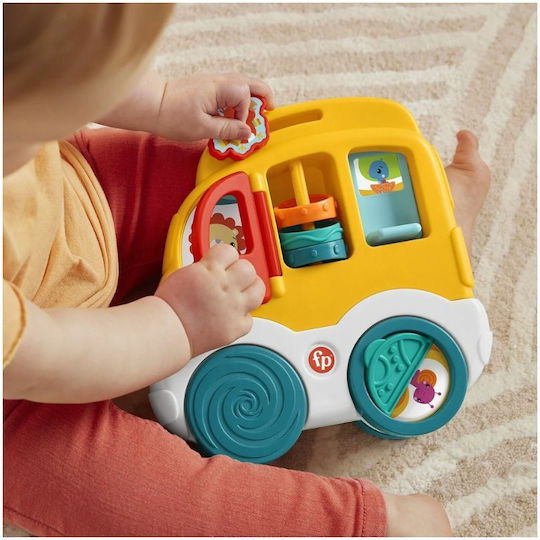 Fisher Price Fisher Price Baby Aktivitätsspielzeug Fahrzeug Animal Friends Discovery mit Sounds für 6+ Monate Auto / Baum (Verschiedene Designs) 1 Stk