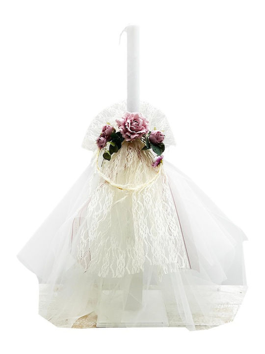 Baptism Set Gold Ring Roses Suitcase