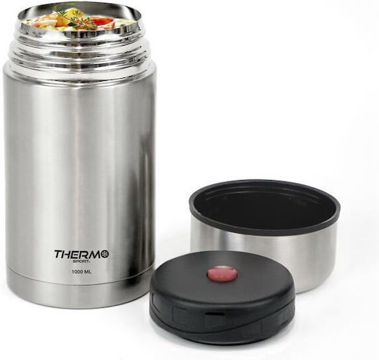 ThermoSport Inox Thermo Lunch Box Silver 1000ml