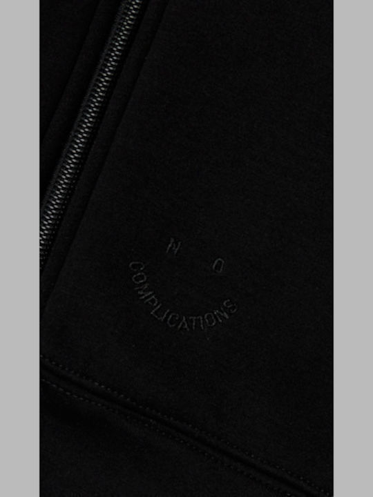 Kinder-Sweatshirtjacke Schwarz