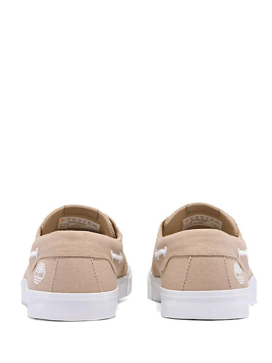 Men's Boat Shoes Beige
