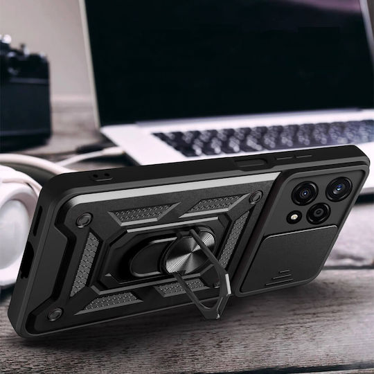 Techsuit Camshield Back Cover Πλαστικό / Σιλικόνης Μαύρο (Honor 200 Lite - Honor)