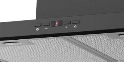 Maan Siena Soft 60 Απορροφητήρας Καμινάδα 60cm Μαύρος