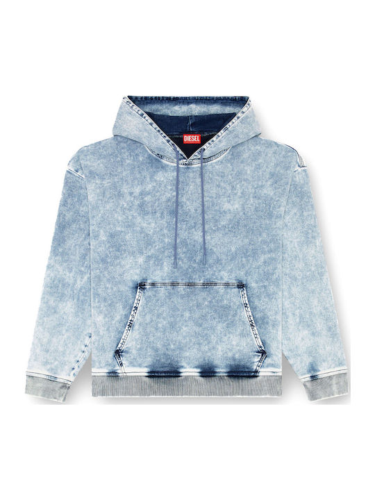 Sweatshirt with Hood Blue