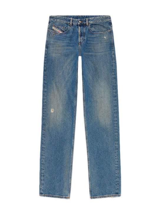 Ανδρικό Παντελόνι Τζιν με Loose Straight Εφαρμογή Blue