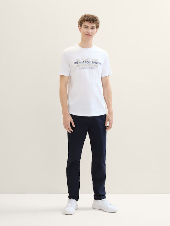 Hose Chino Elastisch Blue