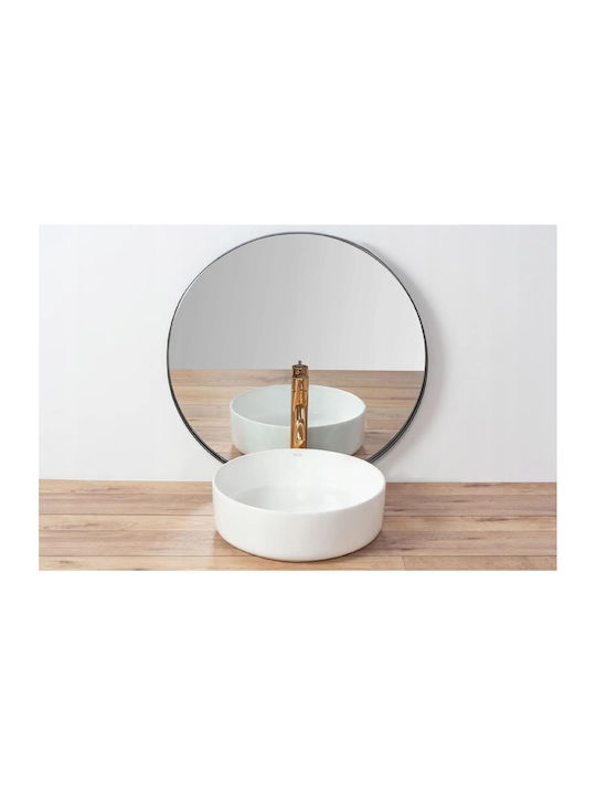 Rea Επικαθήμενος Νιπτήρας Κεραμικός 36x36cm White
