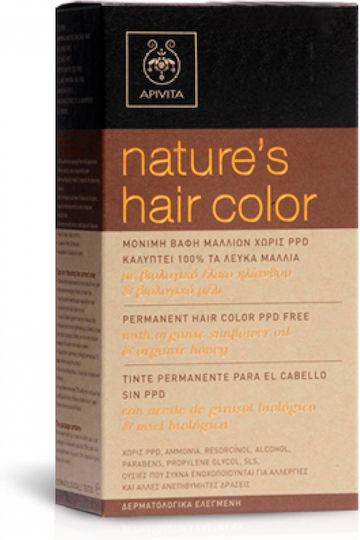 Apivita Nature's Hair Color Βαφή Μαλλιών Χωρίς Αμμωνία 4.20 Βιολετί 50ml
