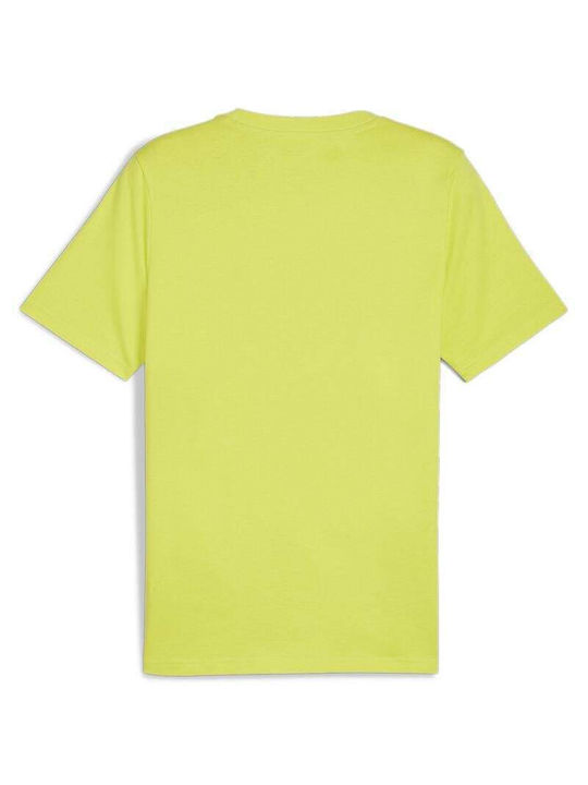 Puma Ess+ T-shirt Bărbătesc cu Mânecă Scurtă Verde