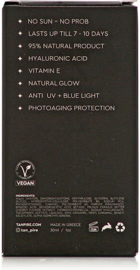 No Thinkin Tanpire Self Tanning Drops Προσώπου 30ml