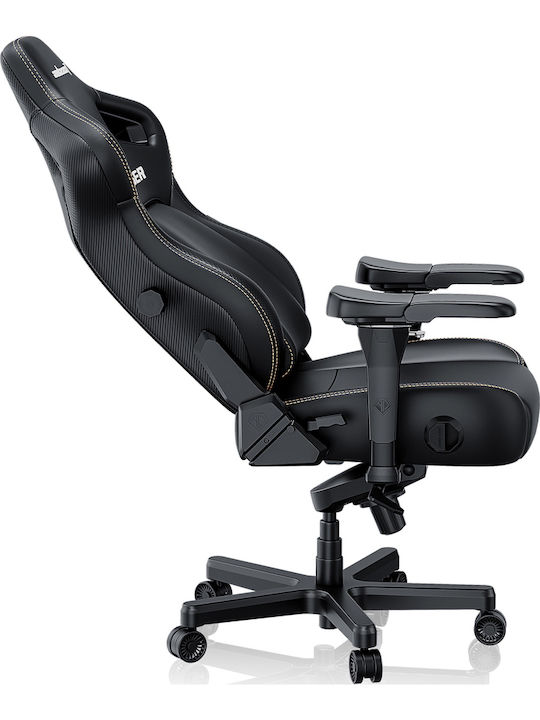 Anda Seat Kaiser 4 XL Artificial Leather Gaming Chair with Adjustable Arms Elegant Black