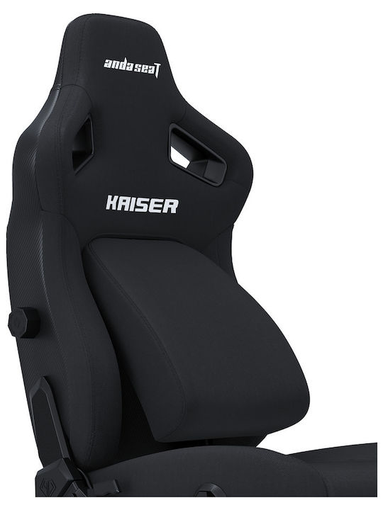 Anda Seat Kaiser 4 XL Геймърски стол с регулируеми подлакътници Black Fabric