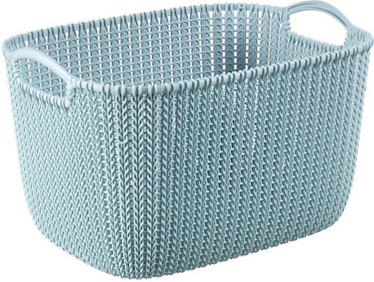 Curver Knit Coș de Depozitare Plastic Light Blue 3lt 1buc