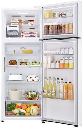 LG Frigider cu două uși 461lt Total NoFrost Î184.5xL70xA72cm. Alb GTBV44SWBKD