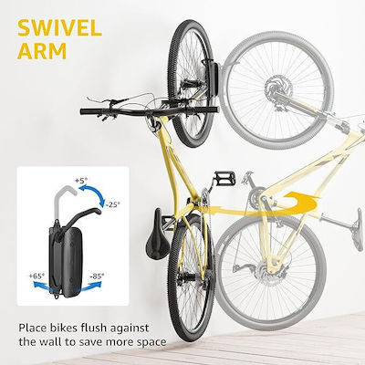 Cârlige pentru biciclete de perete Brateck Lbm-04s Max 30kg