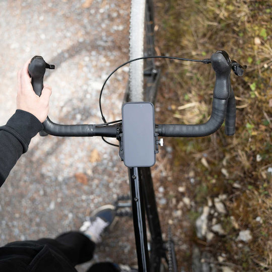 Spacecase Universal Bike Phone Holder Bh01 Metal Mount for Bicycle Motorcycle Scooter Smartphones 4.7" - 7" Black 5905719109486