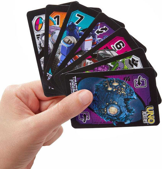 Board Game Transformers UNO Flip! for 2-10 Players 7+ Years Old (EN) Mattel