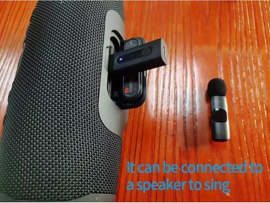K35 Set Condenser (Small Diaphragm) Microphone 3.5mm Πέτου, Clip On for Vocals