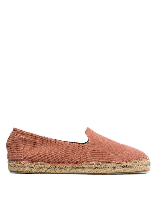 Paez Stoff Herren Espadrilles in Orange Farbe