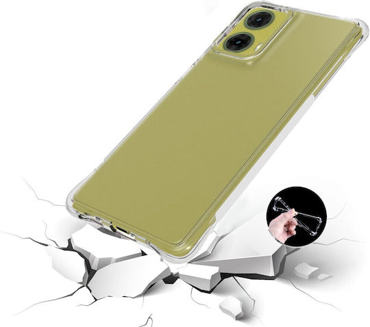 Back Cover Σιλικόνης Διάφανο (Moto G85)