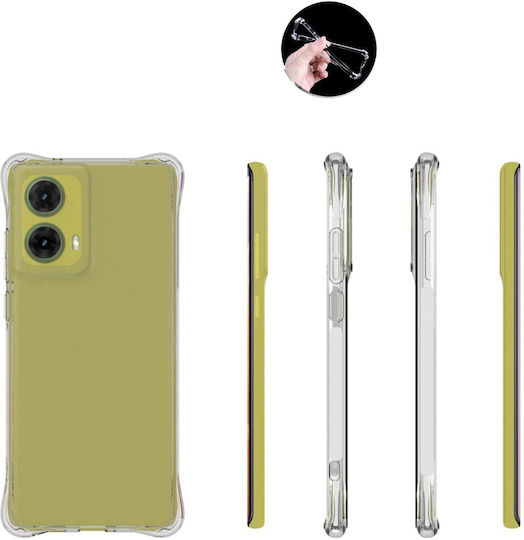 Back Cover Σιλικόνης Διάφανο (Moto G85)