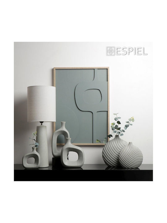 Espiel Decorative Vase Gray 17.7x7.5x21cm