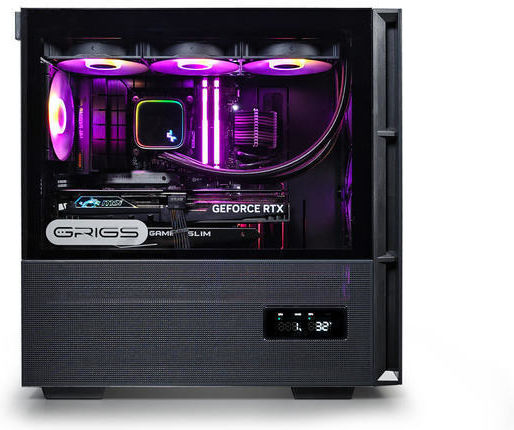 Sirius G:RIGS SIRIUS Max Gaming Desktop PC (Ryzen 7-5700X/32GB DDR4/1TB SSD/GeForce RTX 4060/Fără OS)