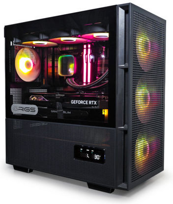 Sirius G:RIGS SIRIUS Lite Гейминг Настолен Компютър Ryzen 5-5600 16GB DDR4 1TB SSD GeForce RTX 3060 Без Операционна Система