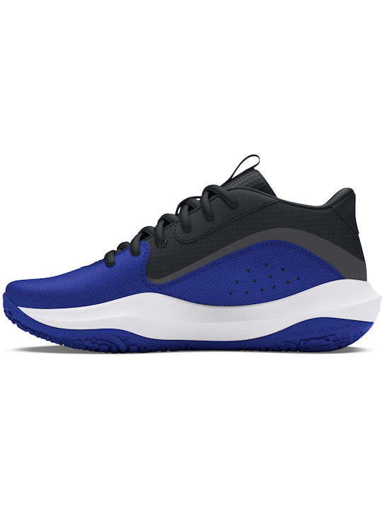 Under Armour Kids Sports Shoes Basketball Μαύρο-Μπλε