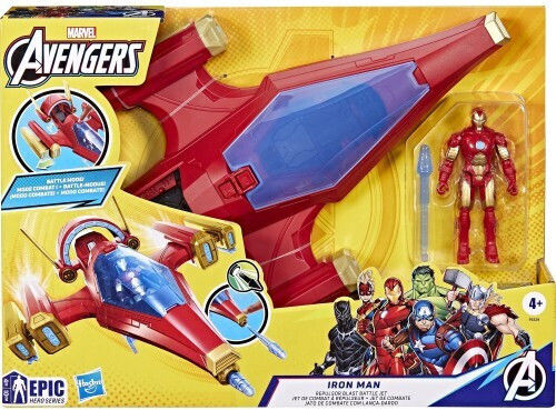 Figurină De Acțiune Epic Hero Series Marvel Avengers Iron Man 10.16cm