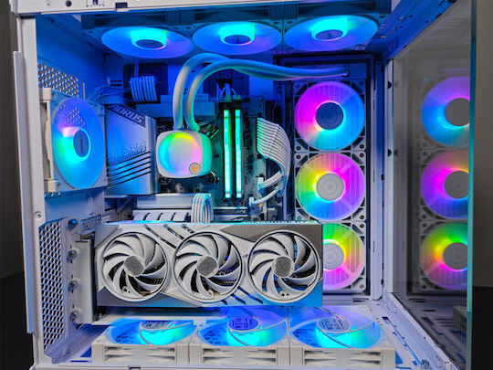 Supernova G:RIGS SUPERNOVA Ultra Gaming Desktop PC (i7-14700KF/32GB DDR4/2TB SSD/GeForce RTX 4070 Ti/Fără OS)