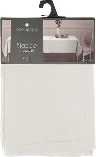 Atmosphera Tischtuch Chambray Chambray Jane Atmosphera 240x140cm