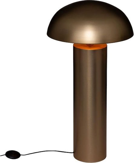Atmosphera Champi Floor Lamp Height 97x50cm with E27 Lamp Bulb Base Gold