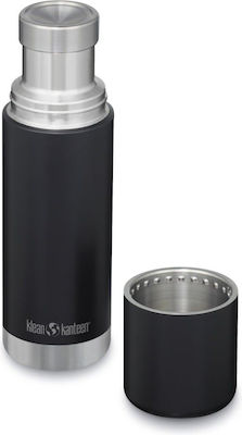 Klean Kanteen Glass Thermos Stainless Steel / Plastic BPA Free Insulated TKpro Shale Black 500ml