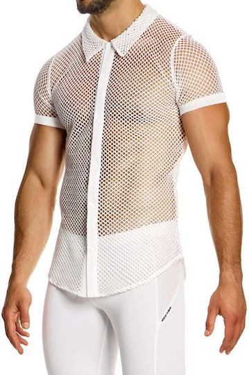 Modus Vivendi Секси мъжки топ Бял