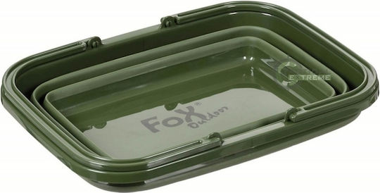 Fox Outdoor Storage Basket Plastic Green 9lt 1pcs