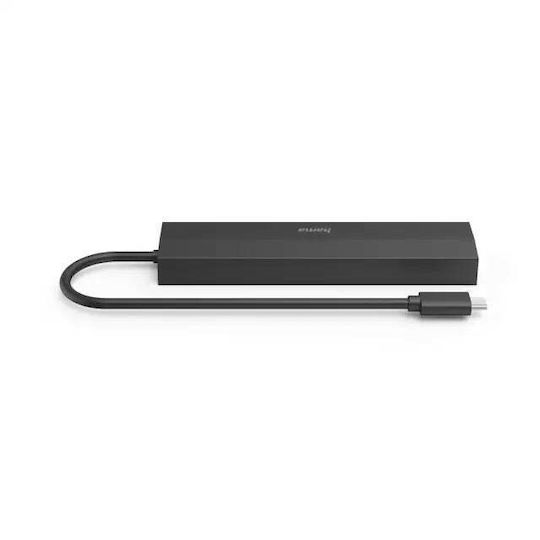 HAMA USB-C Docking Station with HDMI 4K Ethernet Black (00200144)