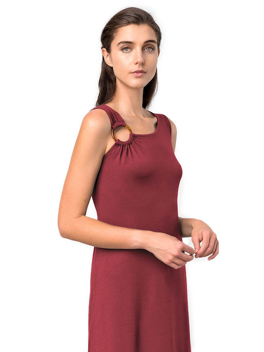 Vamp Kleid Bordeaux