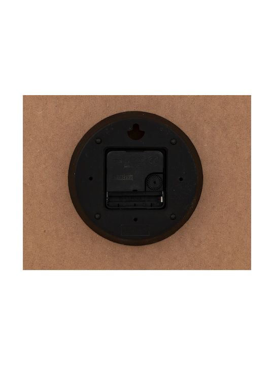 Atmosphera Ivana Silent Wooden Black Wall Clock Ø55cm