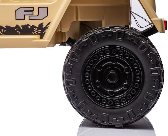 Kinder Auto Doppelsitzer Toyota FJ 4x4 Beige