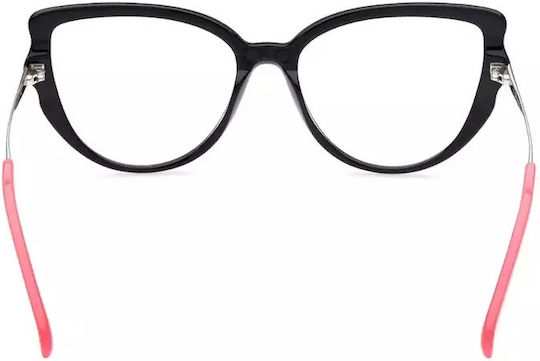 Emilio Pucci Plastic Eyeglass Frame Cat Eye Black EP5192 001