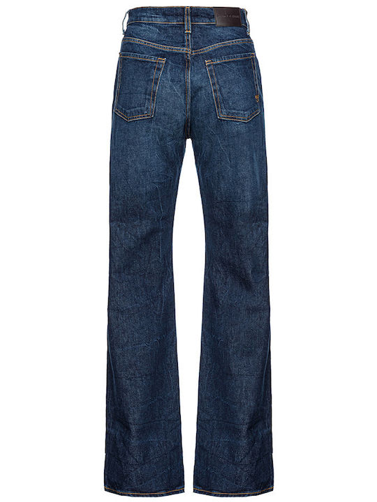 Pinko Wanda Damenjeanshose Schlaghose in Lockerer Passform Blue