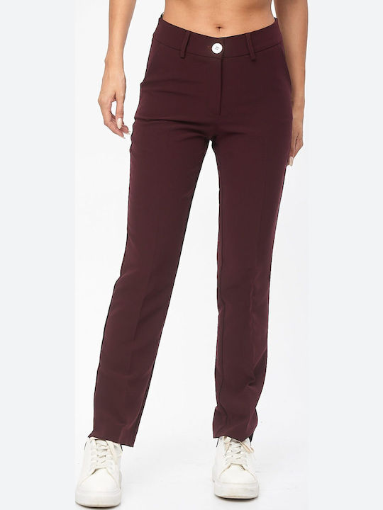 Damen Stoff Hose Blue