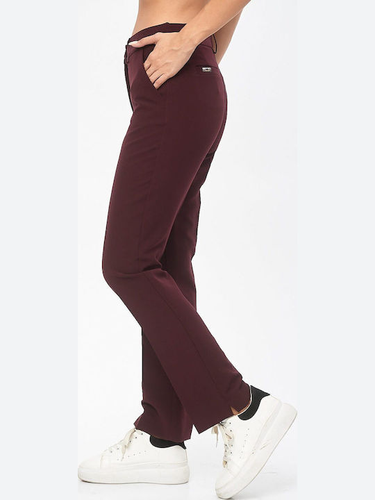 Damen Stoff Hose Blue