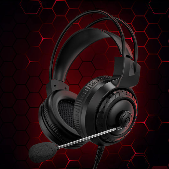 Kruger & Matz Rebel GH-10 Over Ear Gaming Headset με σύνδεση USB