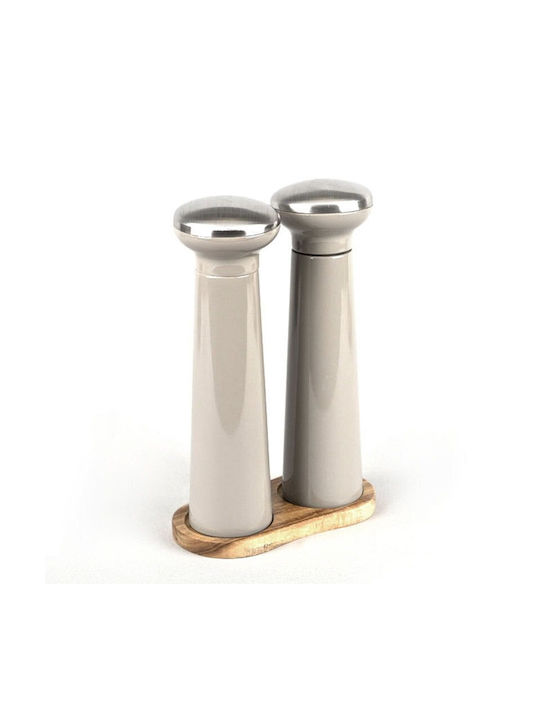 Klausberg Manual Set Spice Mills made of Metal in Gray Color 22.5cm 2pcs