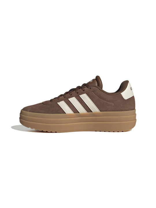 VL Court Bold Femei Flatforms Sneakers Maro
