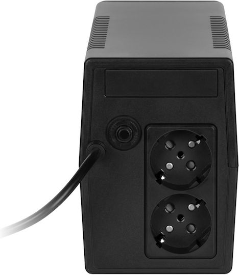RB-4022 UPS Off-Line 1000VA 600W με 2 Schuko Πρίζες