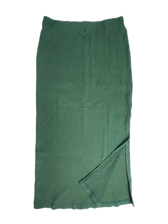 Paco & Co Maxi Skirt in Green color