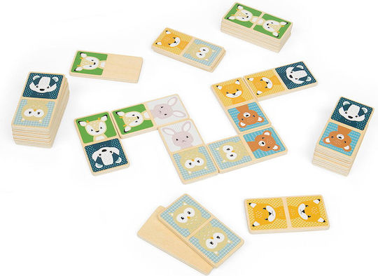 Joc de Societate Dominoes - Forest Animals pentru 2-4 Jucători 2+ Ani Big Jigs